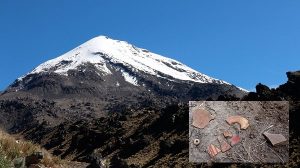 Hallan sitio arqueológico en el Pico de Orizaba del lado de Puebla