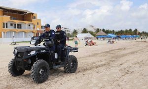 Vigilancia permanente en Puerto Morelos por periodo vacacional de semana santa 2018