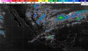 Se prevén tormentas, actividad eléctrica y posibles granizadas en Tamaulipas, Veracruz y Puebla