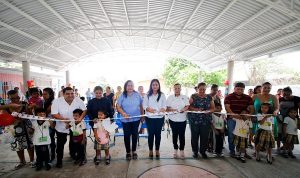 Generaciones en el jardín de niños “Cuauhtémoc” disfrutarán de techumbre construida por Centro