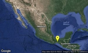 Ocurren sismos de entre 4 y 4.9 en Oaxaca, Chiapas y Tabasco