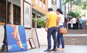 Destacan participantes y turistas valor del “Callejón del Artista” en el Centro Histórico de Villahermosa