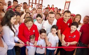 Inaugura Jorge Chanona su casa de campaña en Campeche
