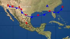 Se pronostican tormentas intensas en regiones de Tamaulipas, Veracruz, Puebla y Oaxaca