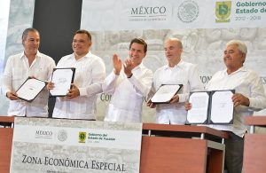 Atestigua Peña Nieto la implementación de las ZZE en Progreso Yucatán