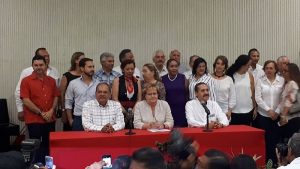 Presenta la candidata al gobierno de Tabasco por el PRI Gina Trujillo equipo de campaña