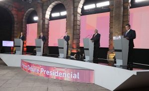 Primer debate de los candidatos a la Presidencia de México