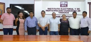 Instalan mesa de representantes de candidatos para organización de debates en Tabasco