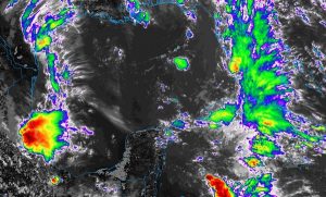 Se pronostica potencial de lluvias, se mantienen las condiciones calurosas en la península de Yucatán