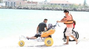Convivencia de niñas y niños con cáncer en playas del Costa Club en Yucatán