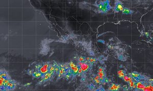 Se prevén tormentas intensas en Chiapas y muy fuertes en Michoacán, Guerrero, Oaxaca y Tabasco