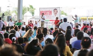 Garantiza Villas del Sol, triunfo y apoyo total para Martín de la Cruz Gómez