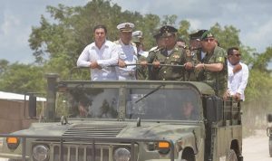 Reconoce Remberto Estrada aportación del Ejército a la seguridad en Benito Juárez