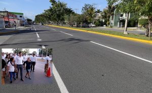 Consolida Remberto Estrada la mayor intervención en vialidades de Cancún