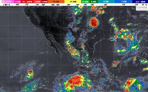 Se prevén tormentas muy fuertes en Chihuahua, Durango, Nayarit, Jalisco, Michoacán y Chiapas