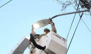 Avanza 20 por ciento colocación de luminarias en Cancún: Remberto Estrada