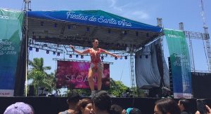 Se presenta Mariana Seoane en Fiestas de Santa Ana en Boca del Rio, Veracruz