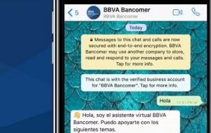 Ofrecerá BBVA Bancomer servicio a través de WhatsApp