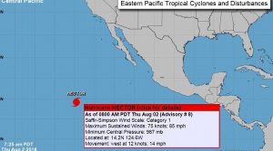 Héctor se convierte en huracán categoría 1; no afecta al país