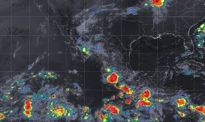 Tormentas muy fuertes se prevén para la noche de hoy en Guerrero, Veracruz, Oaxaca y Chiapas