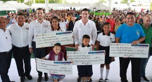 Destaca Remberto Estrada apoyo a la educación en Benito Juárez
