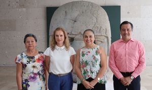 Beatriz Gutiérrez Müller visita museo de Xalapa; participará en los 500 años de Veracruz