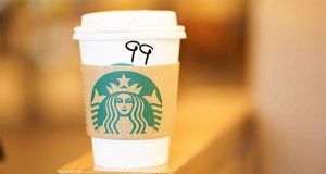 Este domingo tu vaso de Starbucks será marcado con un “99”