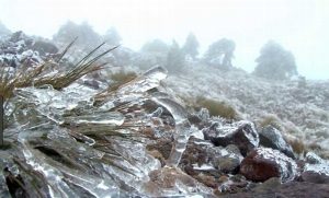Prevén caída de nieve o agua nieve en Cofre de Perote y Pico de Orizaba