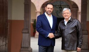 López Obrador se reúne con gobernador de Zacatecas