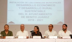 Fortaleceremos cadenas productivas y económicas de Benito Juárez: Mara Lezama
