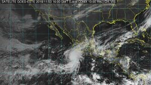 Prevén tormentas intensas en Veracruz, Oaxaca, Tabasco y Chiapas