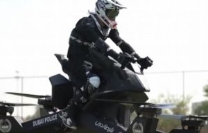 Policía de Dubai empleará motocicletas aéreas de respuesta rápida