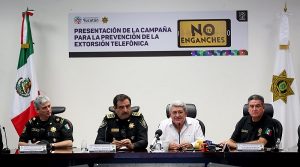 Campaña de prevención, para evitar la extorsión telefónica y el secuestro virtual en Yucatán