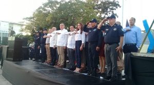 Pase de lista a elementos de Seguridad Publica del gobernador Adán Augusto López Hernández