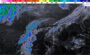 Se prevén lluvias fuertes eléctricas en Veracruz, Oaxaca, Chiapas y la Península de Yucatán