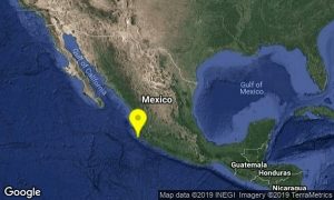 Se registra sismo de magnitud 4.1 en Cihuatlán, Jalisco