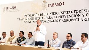 Anuncia Adán Augusto relanzamiento del sector forestal en Tabasco