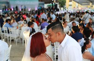 Se dan el SÍ 300 parejas en Boda Colectiva en Cancún