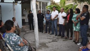Mantiene  la FGE contacto ciudadano en colonias de Chetumal