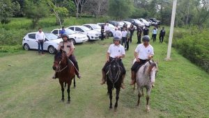Consejo de Seguridad Privada en Tabasco, presentó el servicio de vigilancia montada y canina