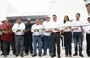 Entrega Alejandro Moreno Cárdenas en Candelaria infraestructura de salud por 5.5 MDP