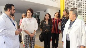 Visita presidenta del DIF Tabasco, el Hospital Rovirosa