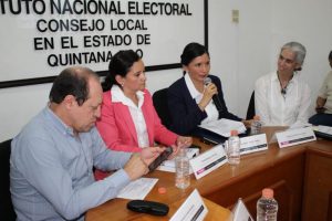 INE y el IEQROO afinan detalles para próximo proceso electoral