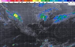 Lluvias fuertes se prevén en el noreste, el oriente y el sureste de México