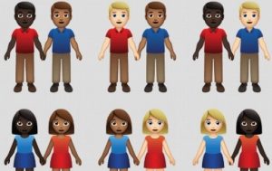 Nuevos emojis; incluyen parejas interraciales