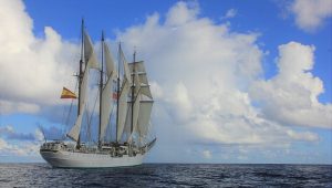 Los horarios para visitar el velero español Juan Sebastián de Elcano en Veracruz