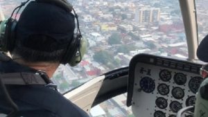 Reinicia helicóptero tipo Bell vigilancia aérea contra inseguridad en Tabasco