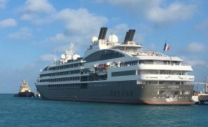 Yucatán da la bienvenida al barco Le Boreal de la naviera Ponant