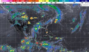 En las próximas horas se prevén lluvias intensas y oleaje de 1 a 3 metros en Colima, Jalisco y Michoacán