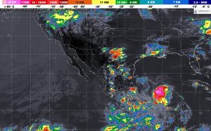 Pronostican lluvias de intensas para Oaxaca, Chiapas, Guerrero, Veracruz, Tabasco y Campeche